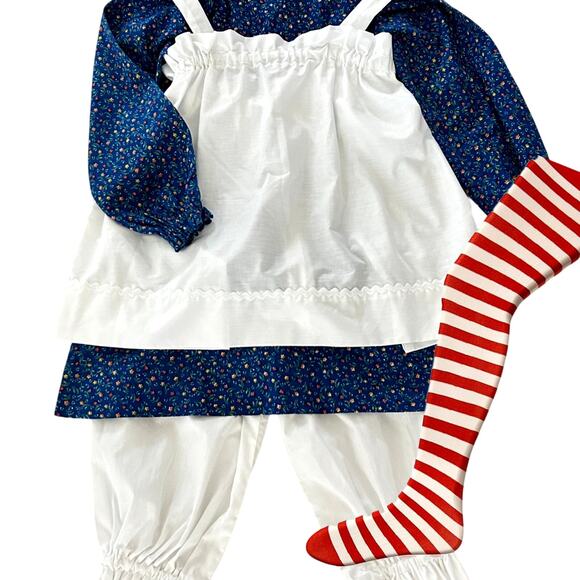 Vintage Raggedy Ann Costume Handmade in 80's Halloween Party Trick or Treating - Picture 14 of 14